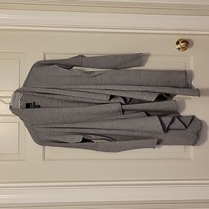 Handkerchief hem long cardigan